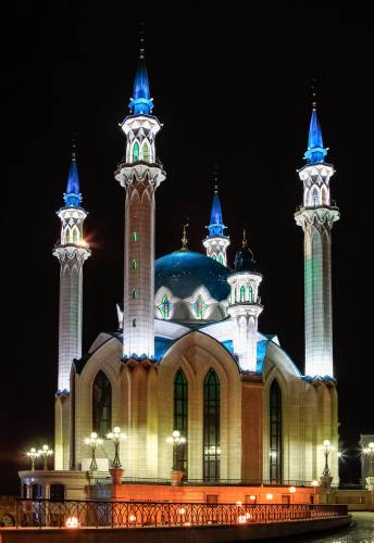 Мечеть в ночное время #119790199