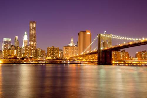 Нью Йорк, закат,  США  #Manhattan