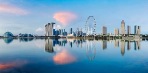 Сингапур панорама города #136985036