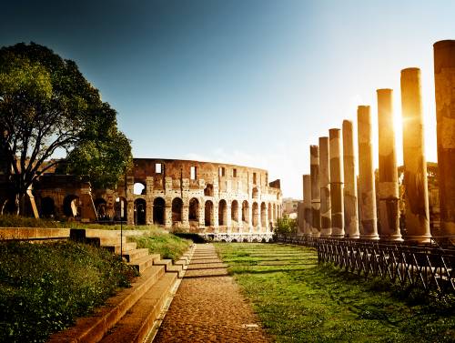 Колизей в Риме, Италия #90748211